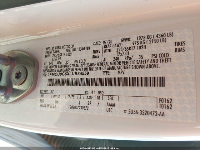 Ford Escape Se