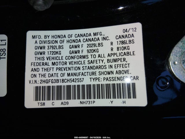 Honda Civic Ex-l