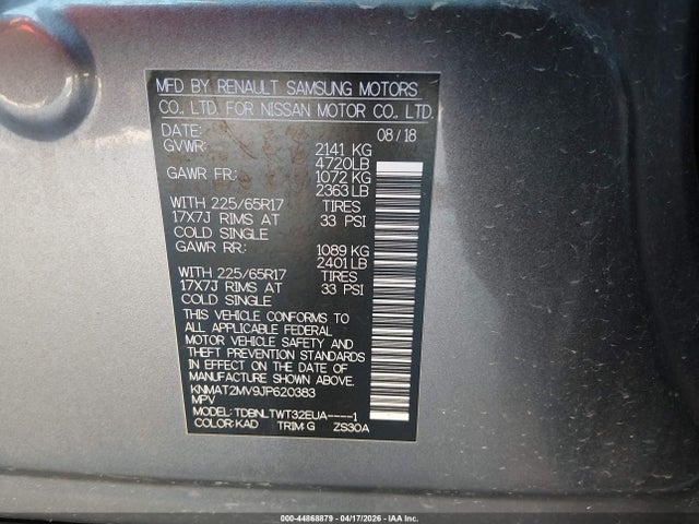 Nissan Rogue Sv