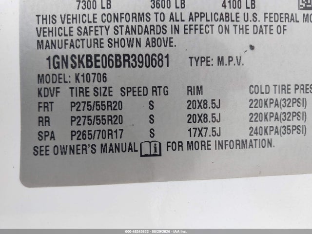 Chevrolet Tahoe Lt