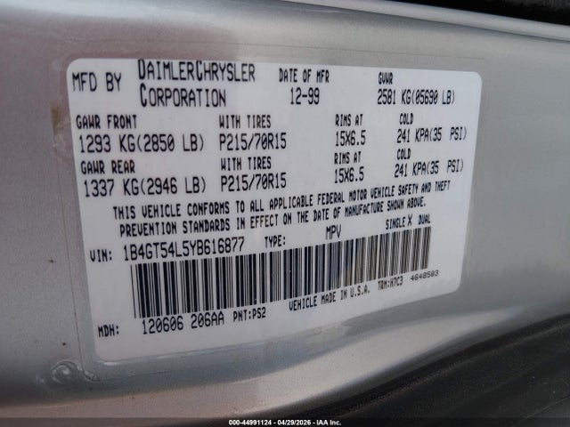 Dodge Grand Caravan Le