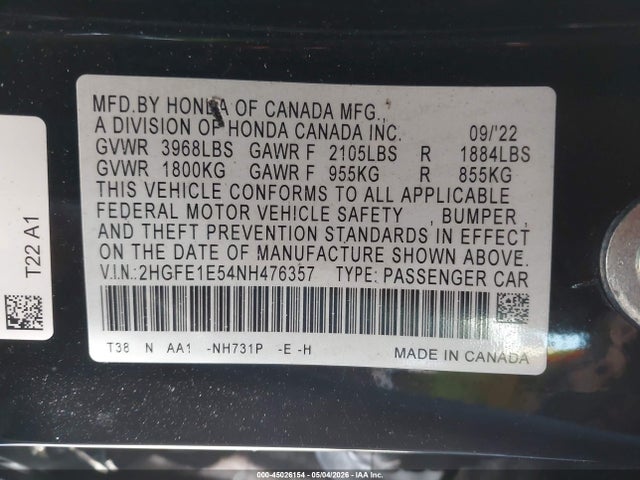 Honda Civic Sedan