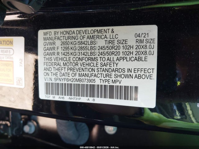 Honda Pilot Awd Special Edition