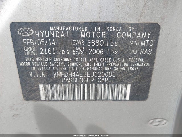 Hyundai ELANTRA Se