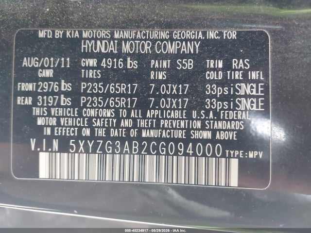 Hyundai SANTA FE Gls