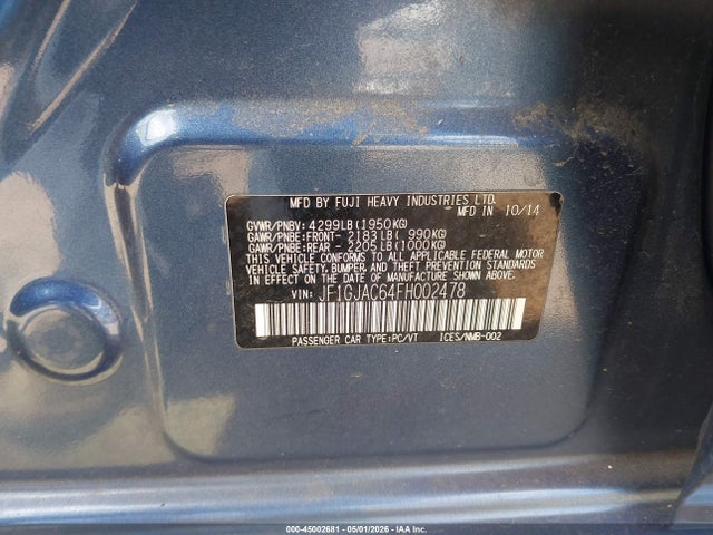 Subaru Impreza 2.0i Premium