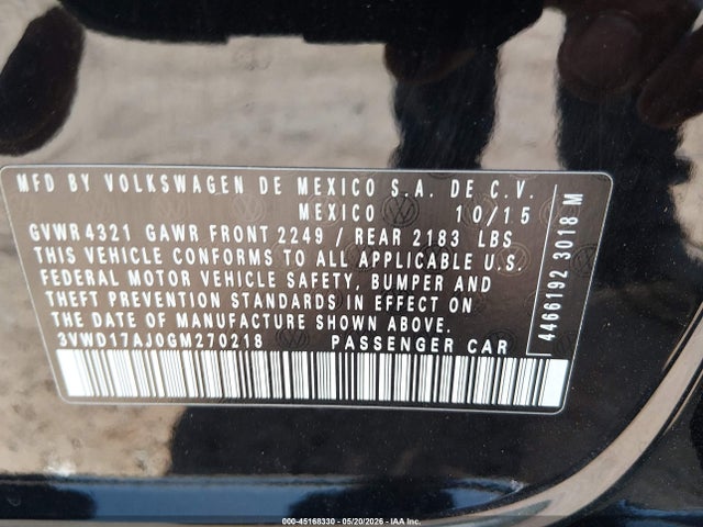 Volkswagen Jetta 1.8t Sport
