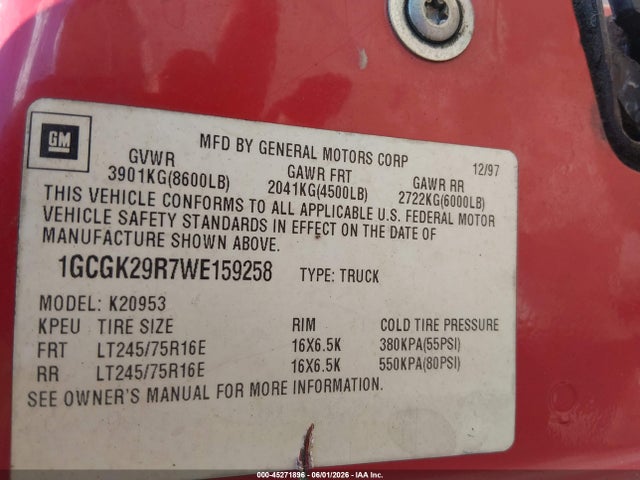Chevrolet K2500 Fleetside