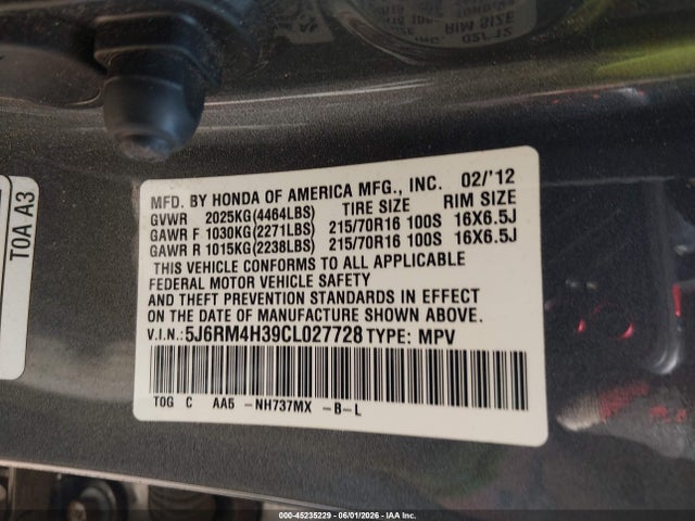 Honda CR-V Lx