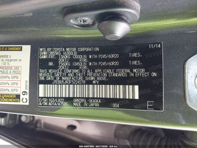 Toyota 4Runner Limited