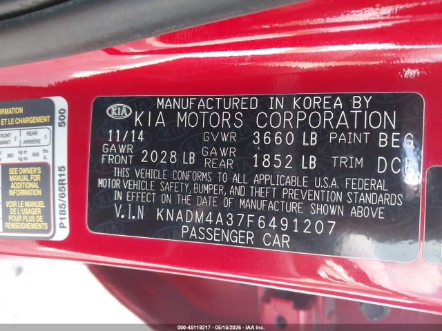 Kia Rio Lx
