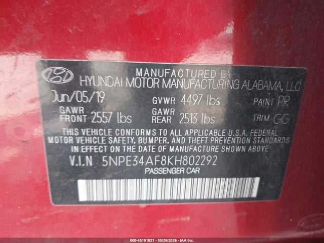 Hyundai SONATA Limited