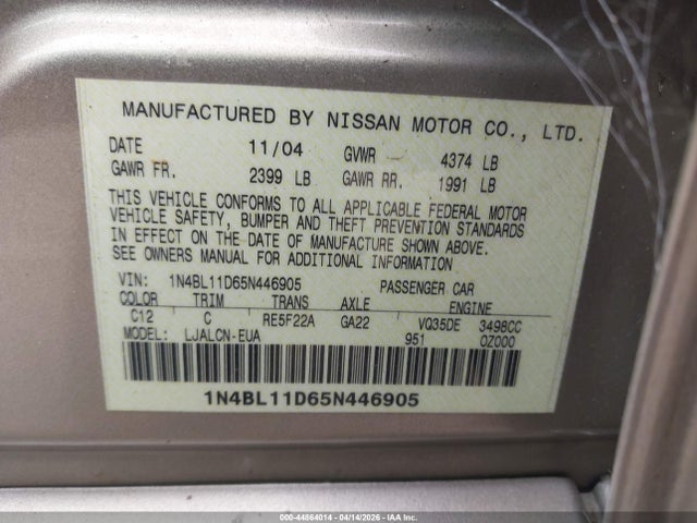 Nissan Altima 3.5 Se