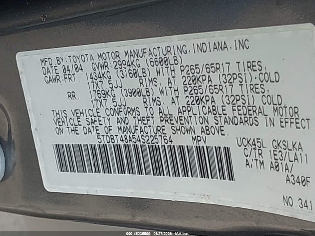 Toyota Sequoia Limited V8