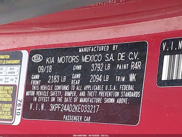 Kia Forte Lxs