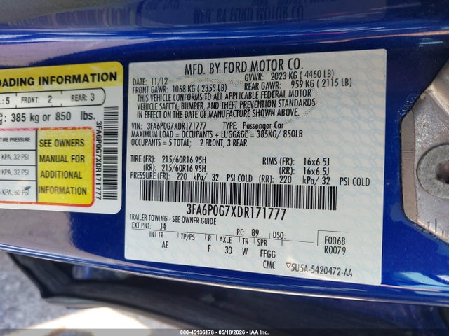 Ford Fusion S
