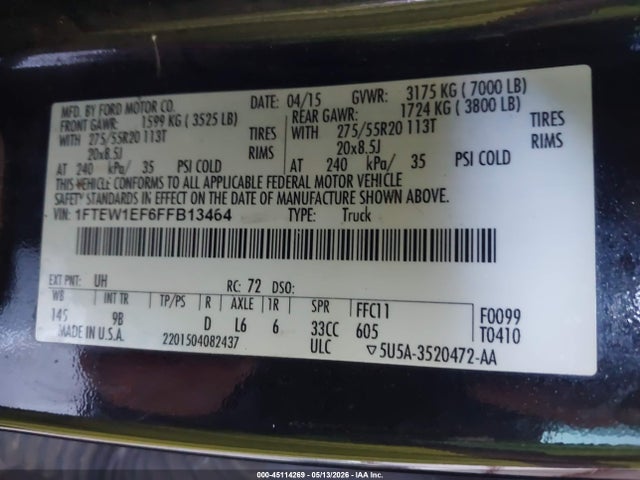 Ford F-150 Platinum