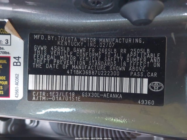 Toyota Avalon Touring
