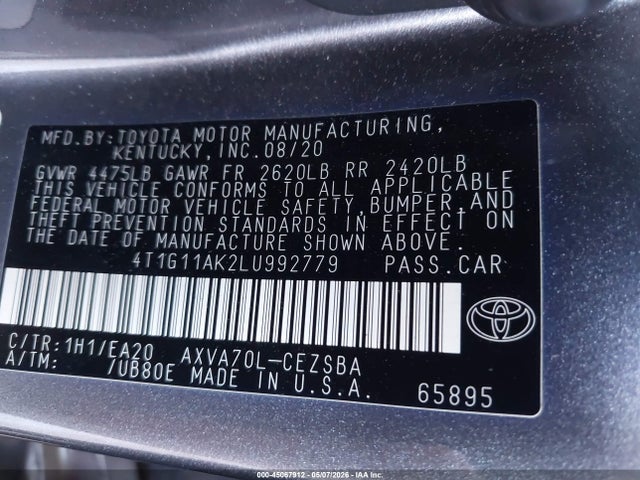 Toyota Camry Se