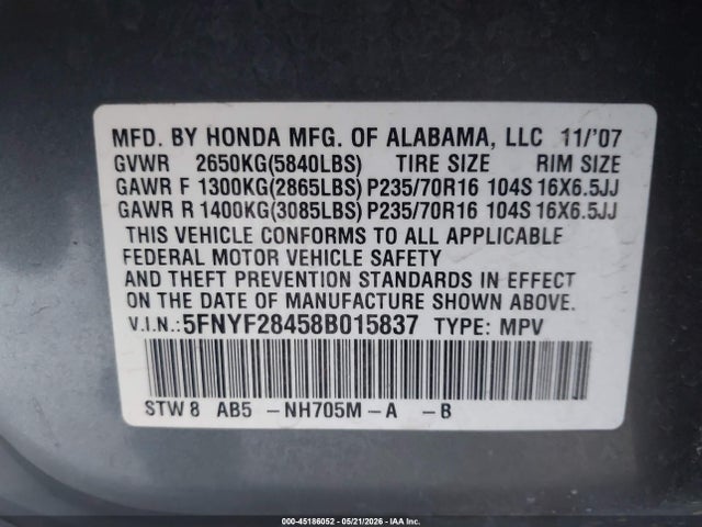 Honda Pilot Ex