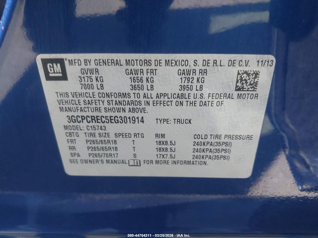 Chevrolet Silverado 1500 1lt