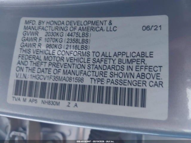 Honda Accord Sport
