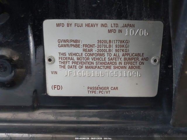 Subaru Impreza 2.5i