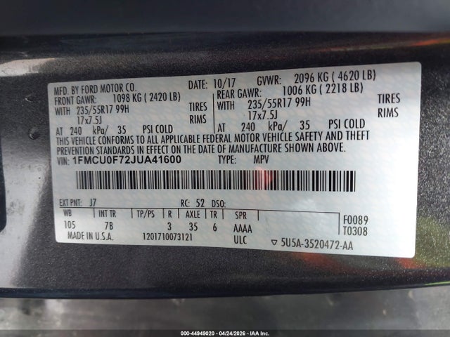 Ford Escape S