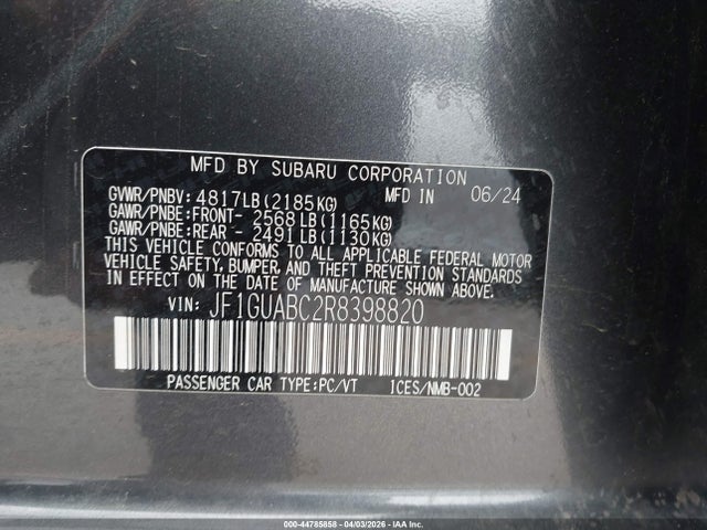 Subaru Impreza Base 5-door