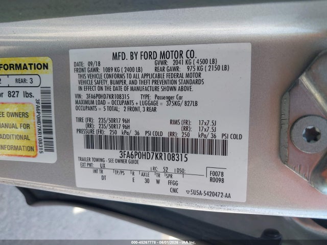 Ford Fusion Se