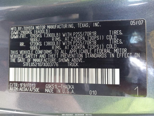 Toyota Tundra Base V6