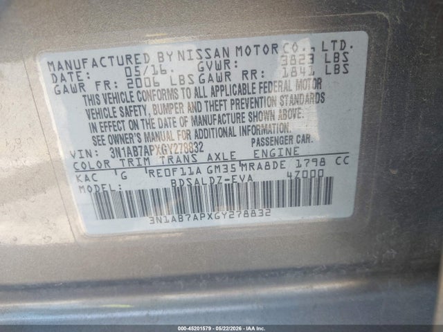 Nissan Sentra Sv