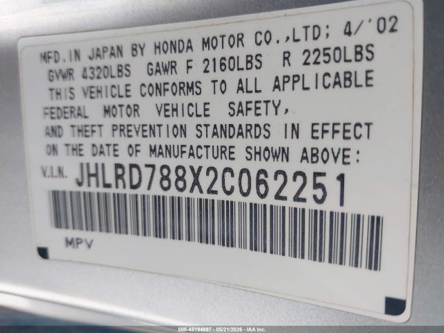 Honda CR-V Ex