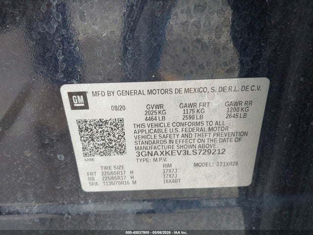 Chevrolet Equinox Fwd Lt 1.5l Turbo