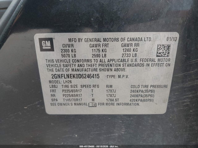 Chevrolet Equinox 2lt