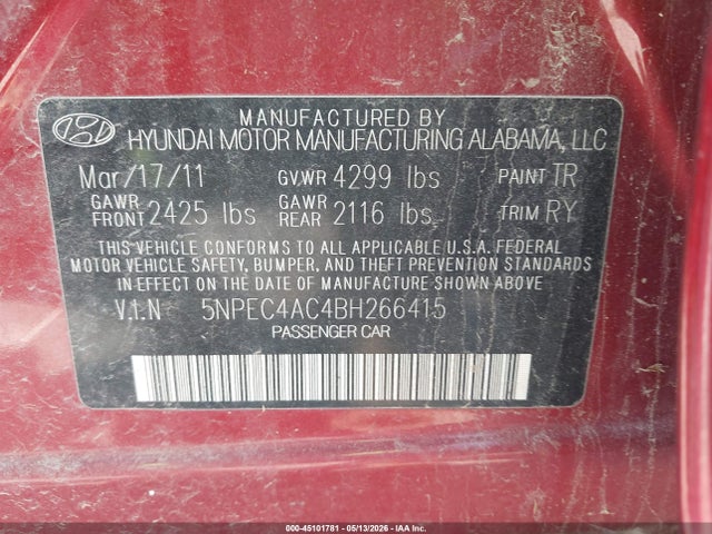 Hyundai SONATA Se