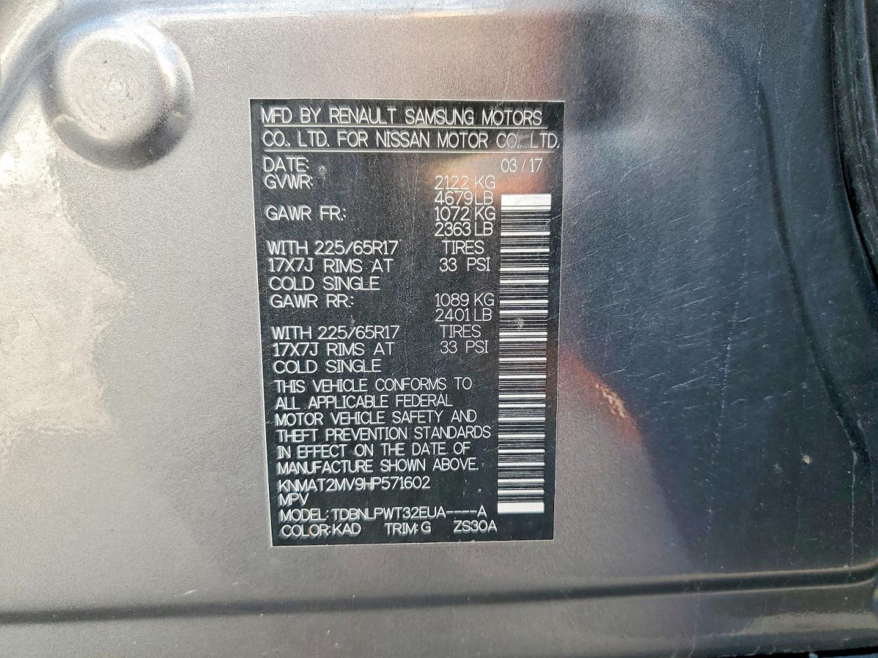 Nissan Rogue S