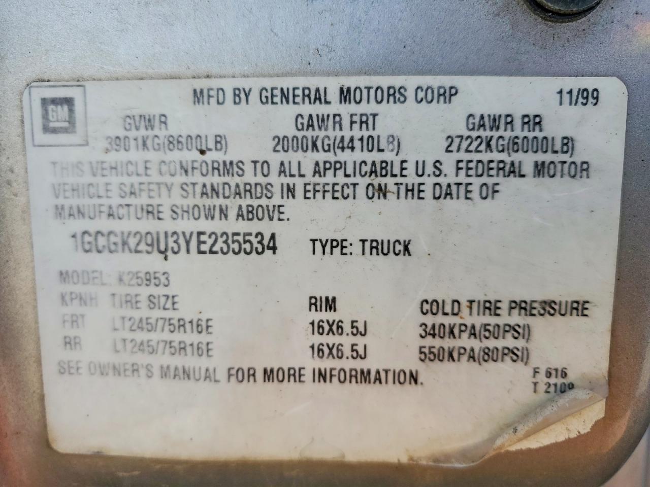 Chevrolet Silverado K2500
