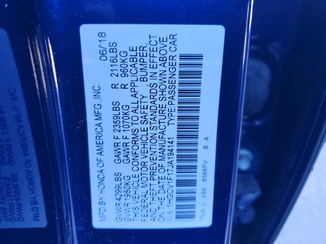 Honda Accord Lx