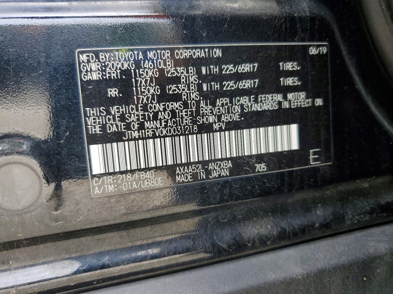 Toyota RAV4 Le