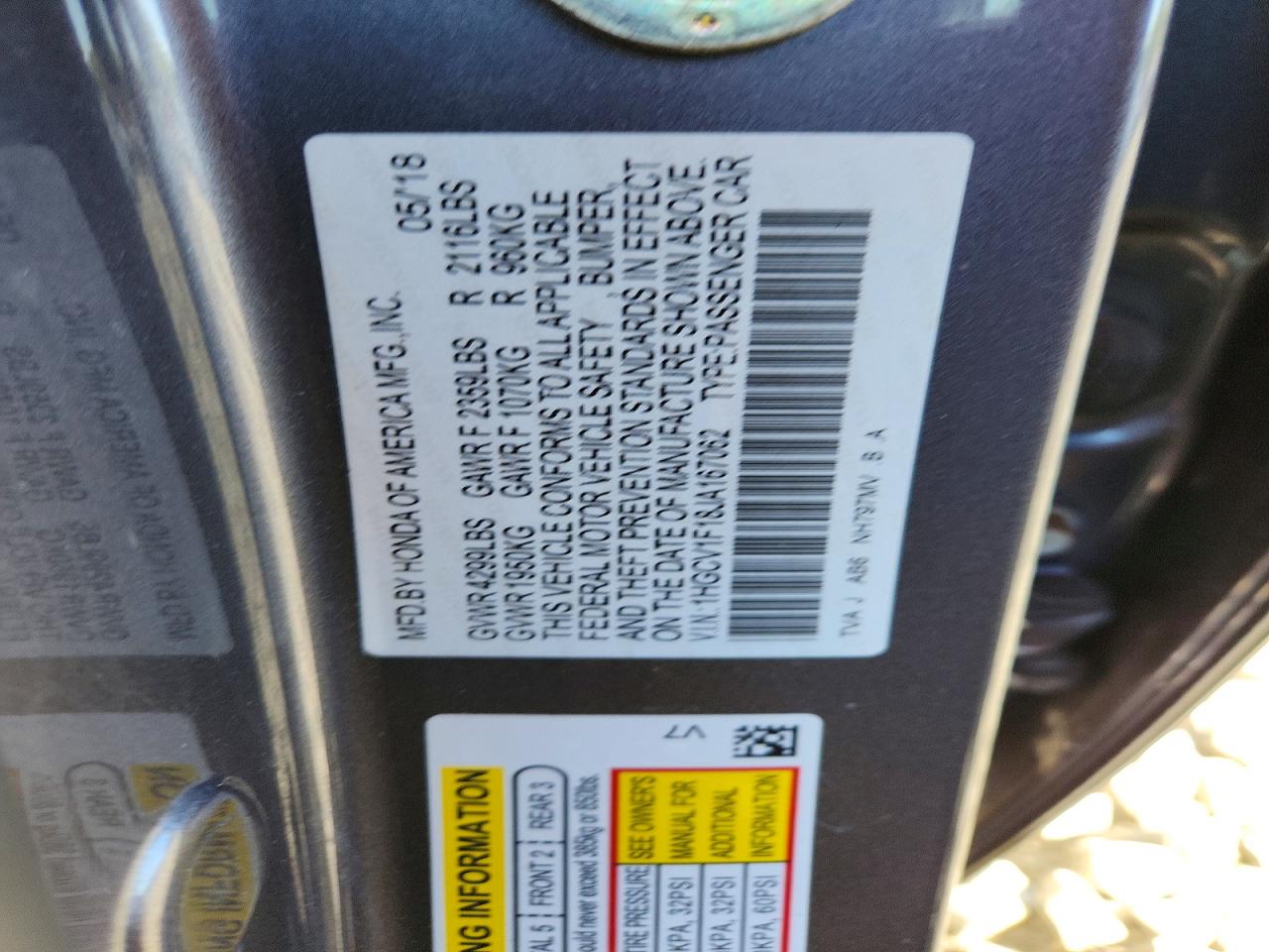 Honda Accord Lx