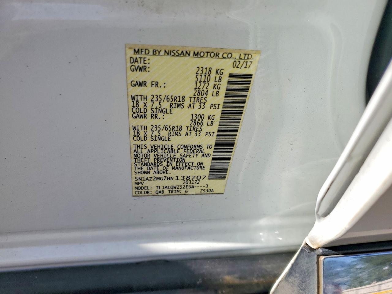 Nissan Murano Sv
