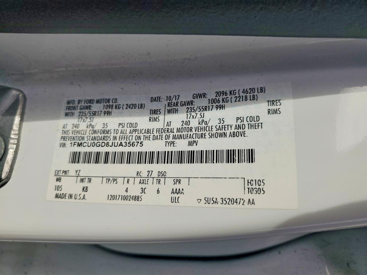 Ford Escape Se