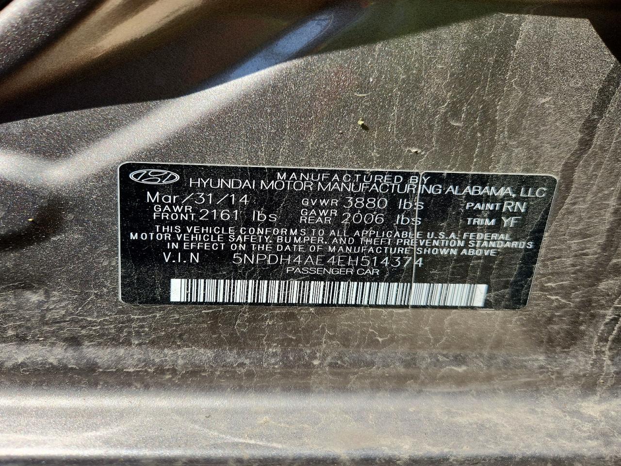 Hyundai ELANTRA Se