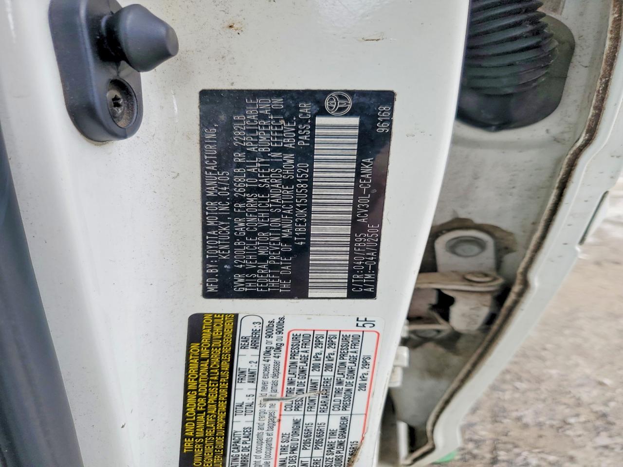 Toyota Camry Le