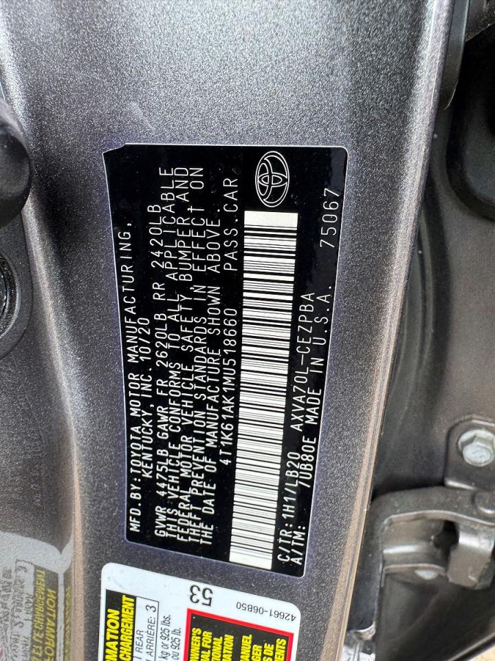 Toyota Camry Xse
