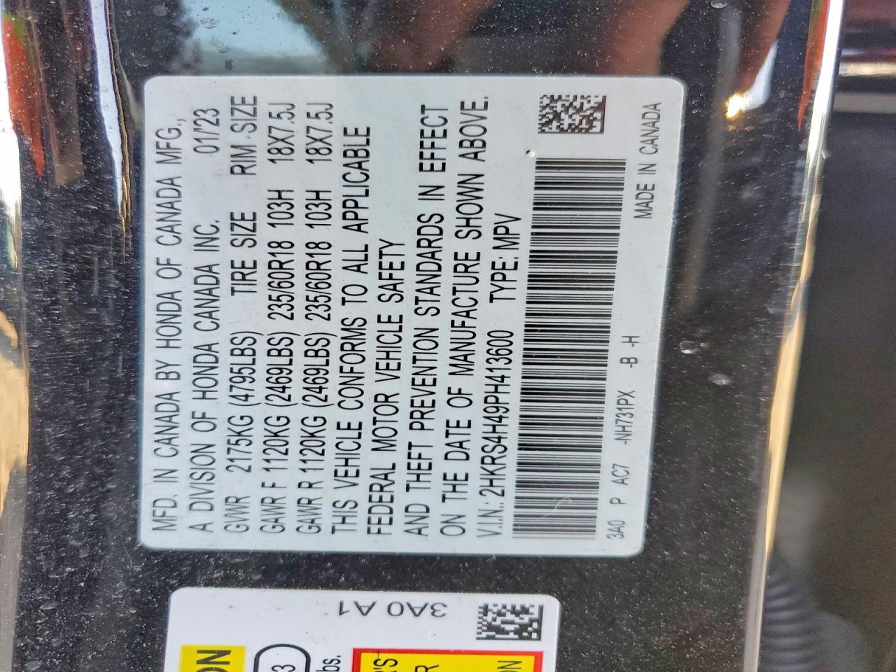 Honda Crv Ex