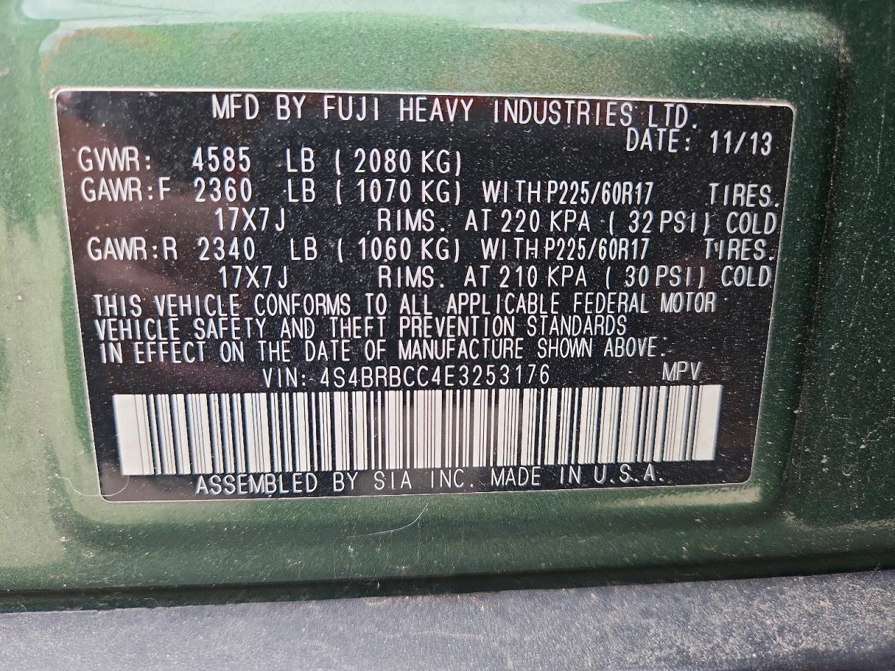 Subaru Outback 2.5i Premium