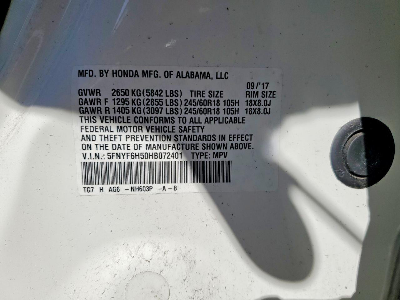 Honda Pilot Exl