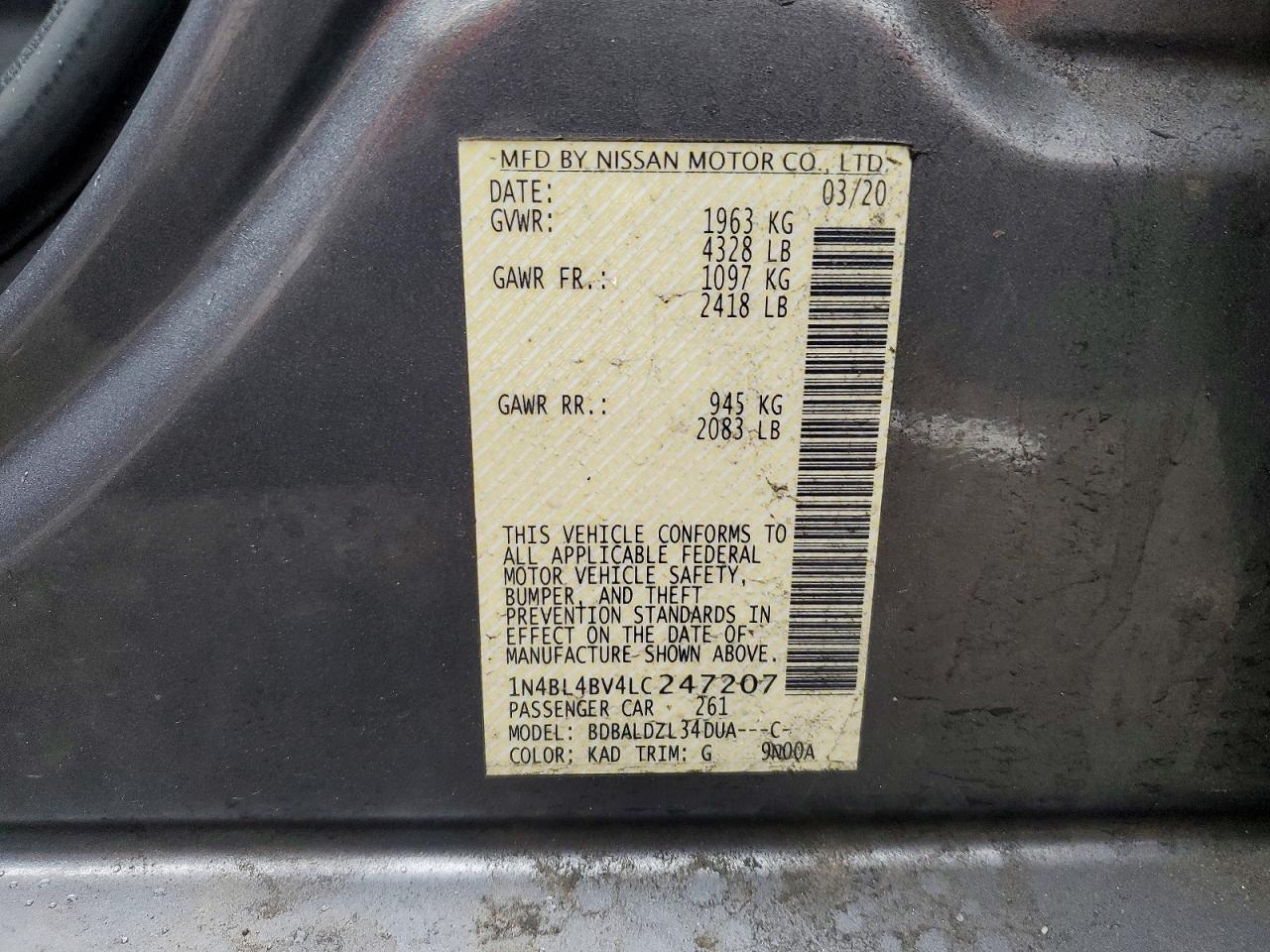 Nissan Altima 2.5 S